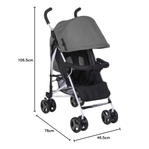 Bumble & Bird – Light Baby Travel Stroller – Grey