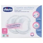 Chicco – Antibacterial Breast Pads – 30 Pieces