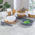 KidKraft Modern Metallics 27-Piece Cookware Set