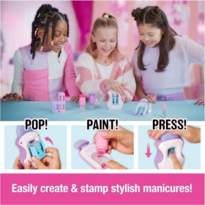 Cool Maker GoGlam Nail Studio Set for Kids – DIY Nail Art Kit with Design Patterns