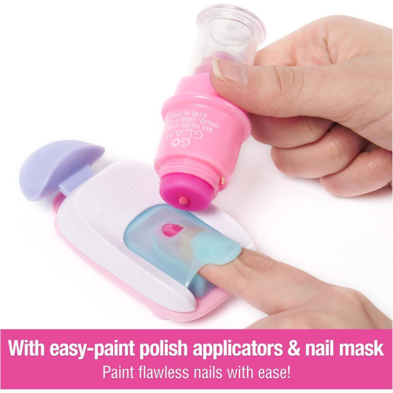 Cool Maker GoGlam Nail Studio Set for Kids – DIY Nail Art Kit with Design Patterns