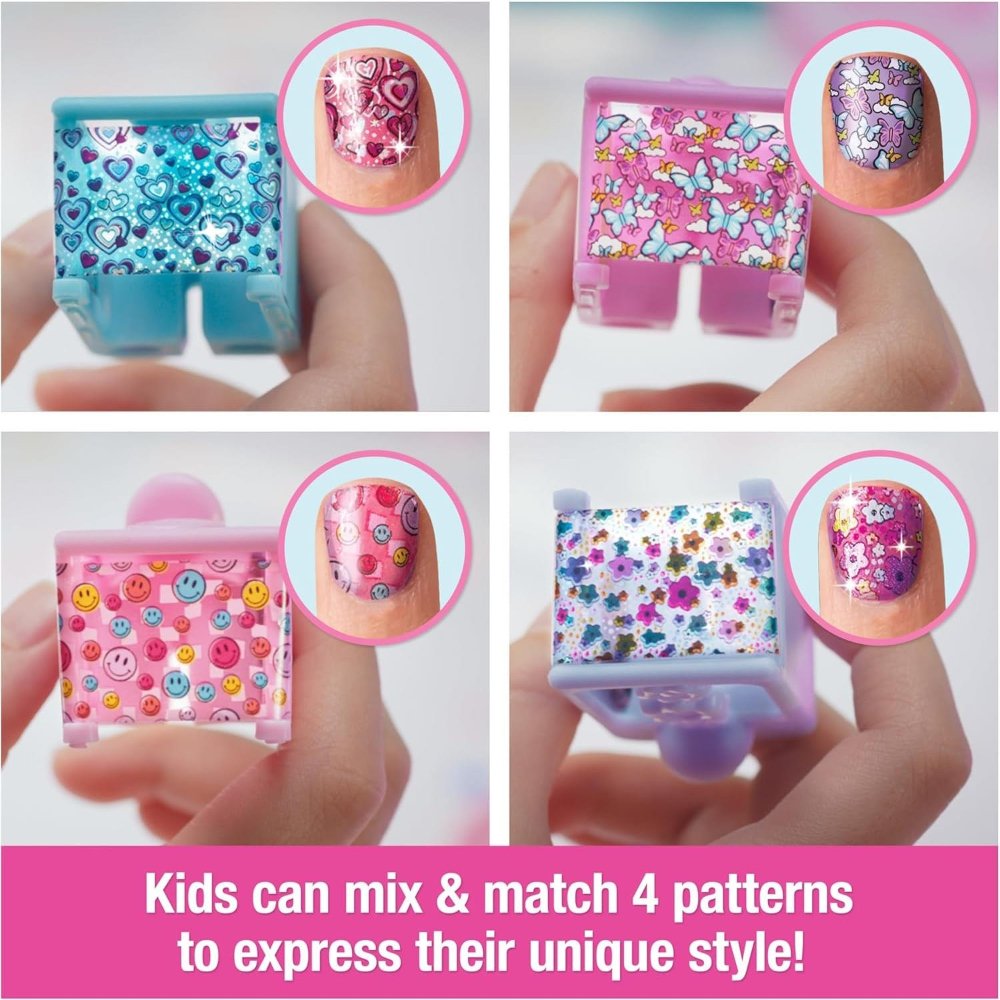 Cool Maker GoGlam Nail Studio Set for Kids – DIY Nail Art Kit with Design Patterns
