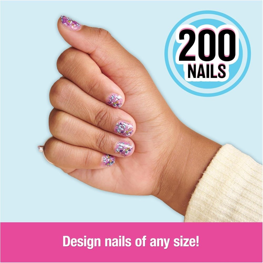 Cool Maker GoGlam Nail Studio Set for Kids – DIY Nail Art Kit with Design Patterns