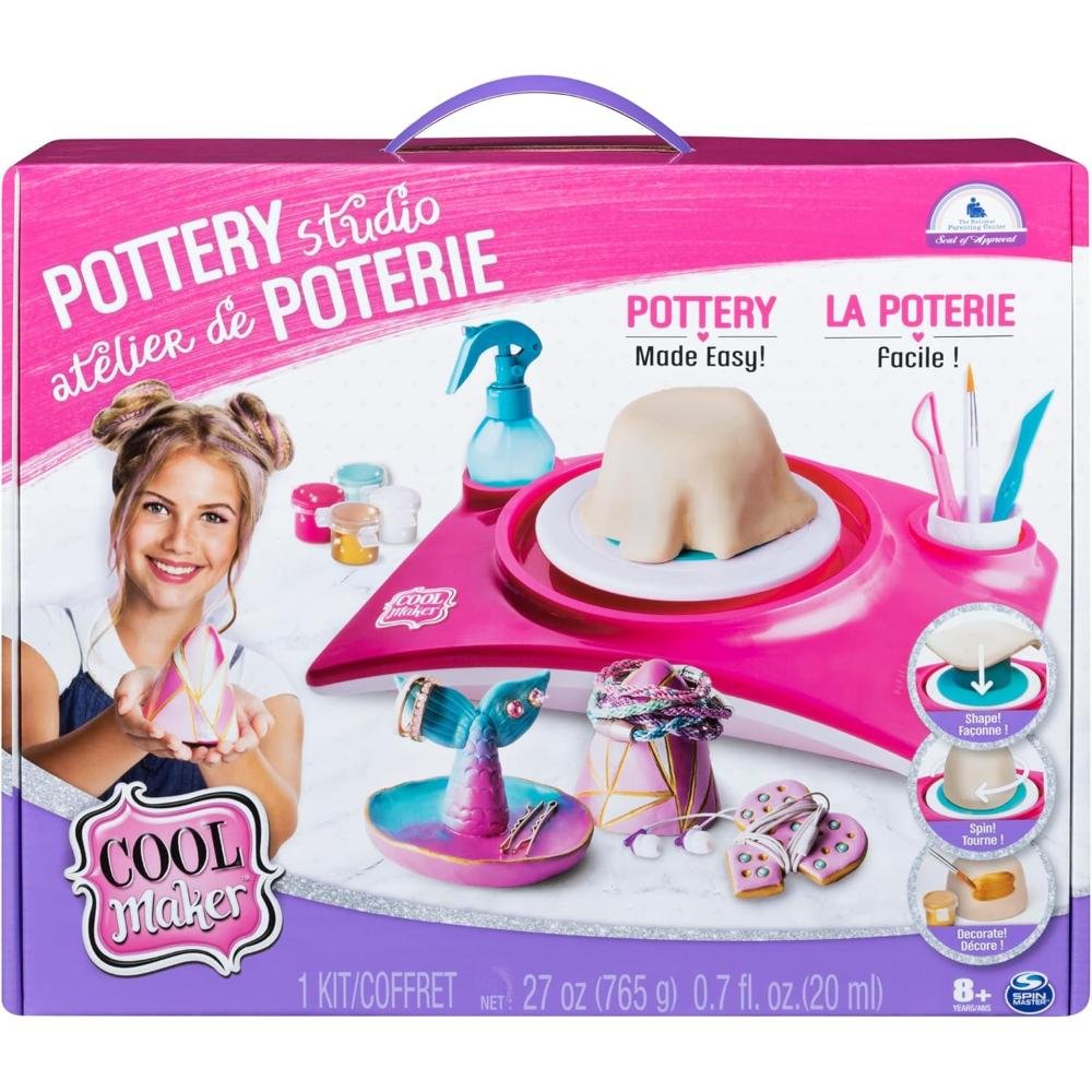 Cool Maker Pottery Studio Clay Wheel Craft Kit