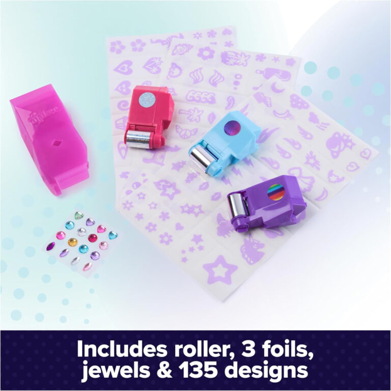 Cool Maker Shimmer Me Body Art Studio – DIY Temporary Tattoos Kit for Kids with Shimmer Foils & Design Cartridges