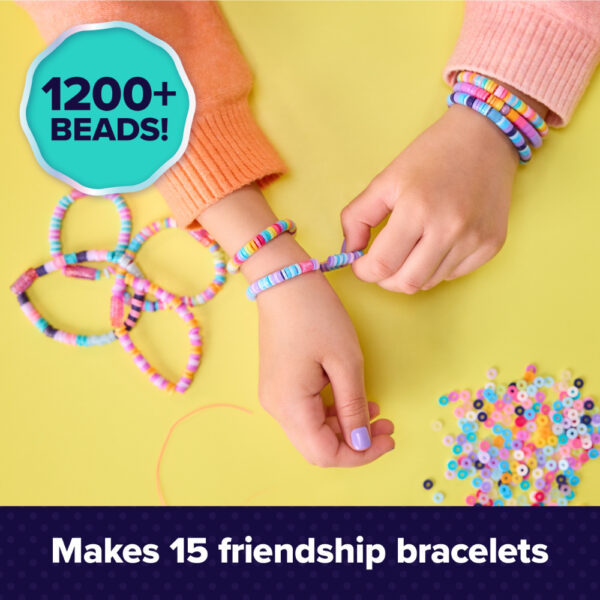 Cool Maker Stack’D Heishi Bracelet Studio Kit – DIY Bracelet Making Set for Kids