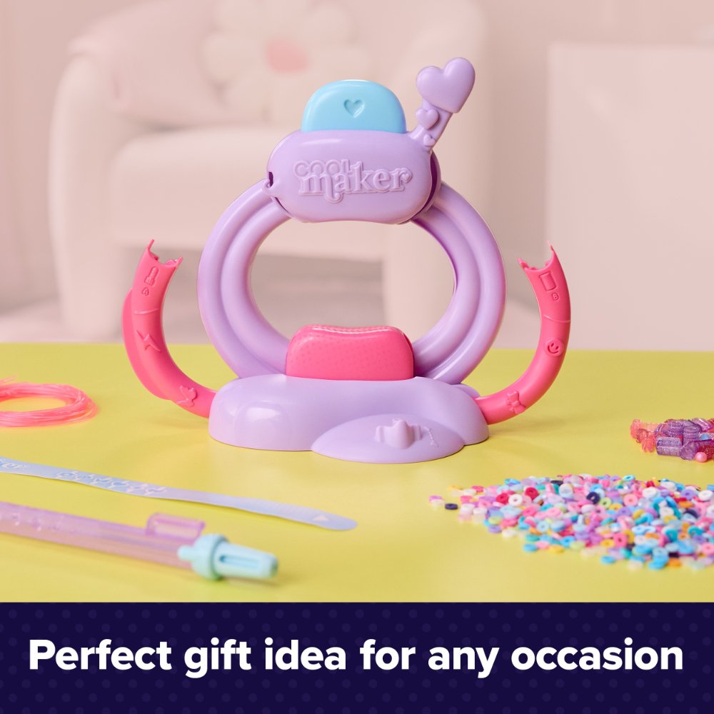 Cool Maker Stack’D Heishi Bracelet Studio Kit – DIY Bracelet Making Set for Kids
