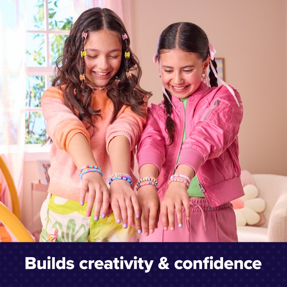 Cool Maker Stack’D Heishi Bracelet Studio Kit – DIY Bracelet Making Set for Kids