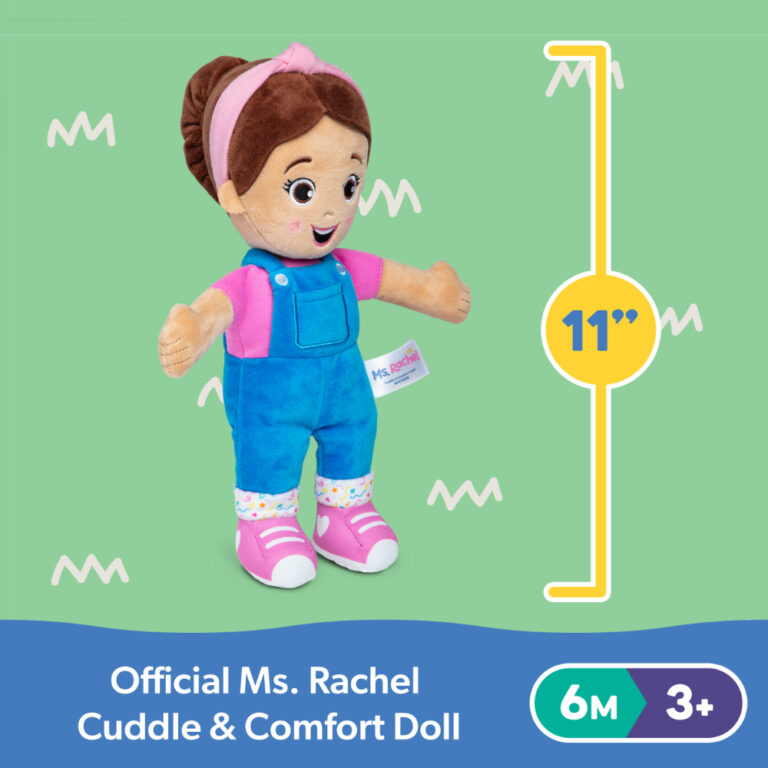 Ms. Rachel Cuddle & Comfort Doll Rachel Soft Baby Snuggle Toy