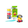 Hey Clay – Minions Stuart Colourful modelling air-dry clay, 5 cans with fun interactive app for kids 3 years +