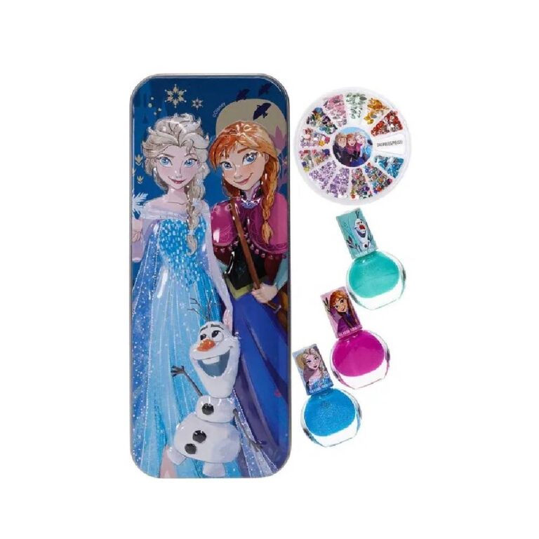 Townley Girl - Disney Frozen Nail Polish with Nail Gem Wheel and Tin - 3 Pk