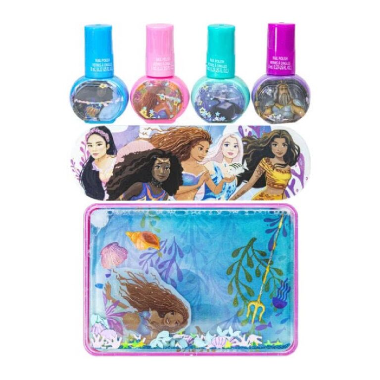 Townley Girl - Disney Princess Nail Polish with Water Box - 4 Pk