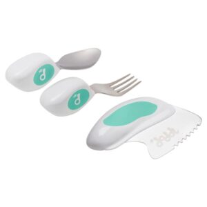 Doddl – 3 Piece Childrens Cutlery Aqua