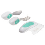Doddl – 3 Piece Childrens Cutlery Aqua