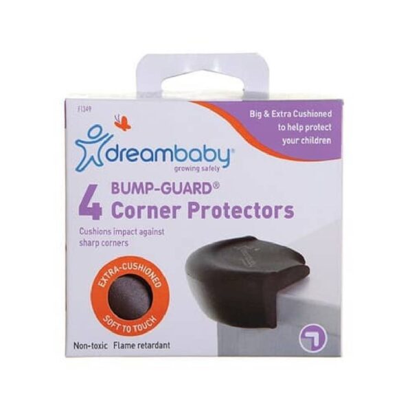Dreambaby Brown Bump-Guard Corner Protectors – 4pcs