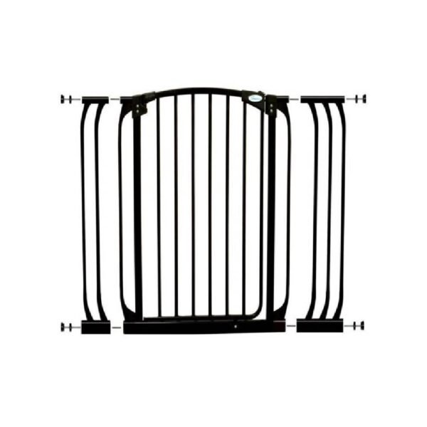 Dreambaby – Chelsea Tall Black Gate & Extension Set (1 Gate + Extension)