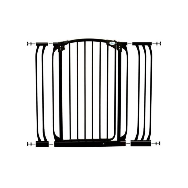 Dreambaby - Chelsea Tall Black Gate & Extension Set (1 Gate + Extension)