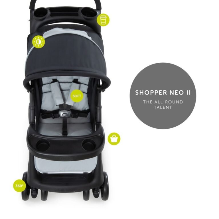 Hauck - Caviar Silver Shopper Neo II Stroller