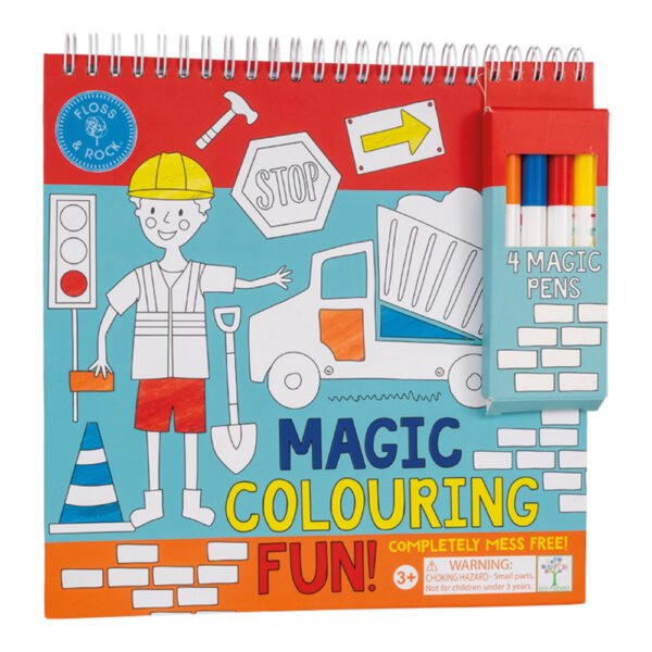 Floss & Rock – Construction Magic Colouring Fun