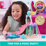 Gabby’s Dollhouse Girls Purrific Pool Playset – Water Play Doll Set for Kids
