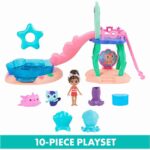 Gabby’s Dollhouse Girls Purrific Pool Playset – Water Play Doll Set for Kids