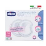 Chicco – Antibacterial Breast Pads – 30 Pieces