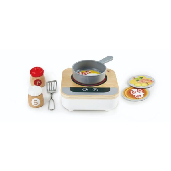 Hape – Fun Fan Fryer Wooden Mini Kitchen Playset 8pcs
