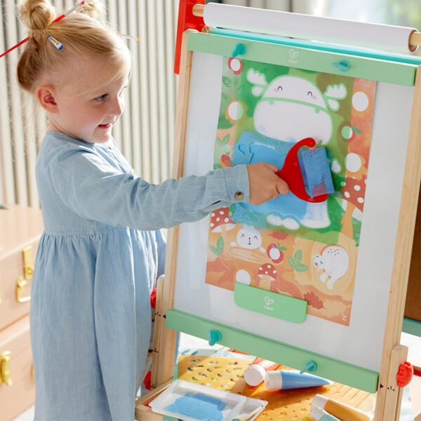 Hape – Sponge Painting Fun Art Activity Paint Set