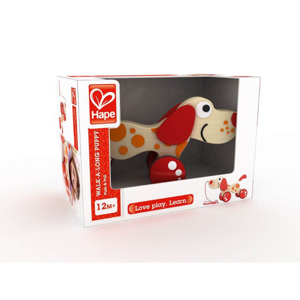 Hape – Walk-A-Long Puppy/Fsc