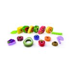 Hape – Wooden Colorful Caterpillar Fruit Feast Playset