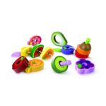 Hape – Wooden Colorful Caterpillar Fruit Feast Playset