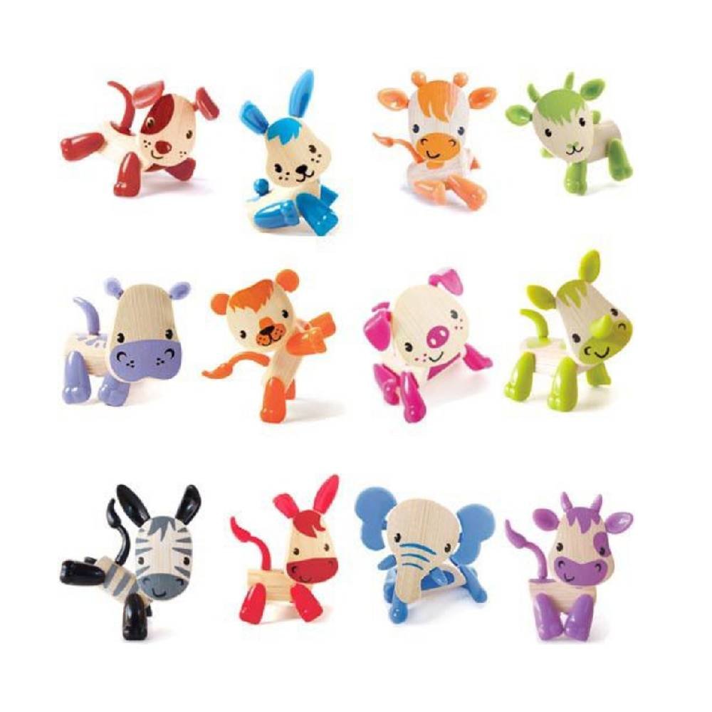 Hape – Wooden Mini-Mals – Assorted