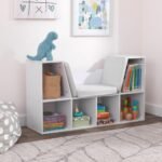 Kidkraft – Bookcase with Reading Nook – White