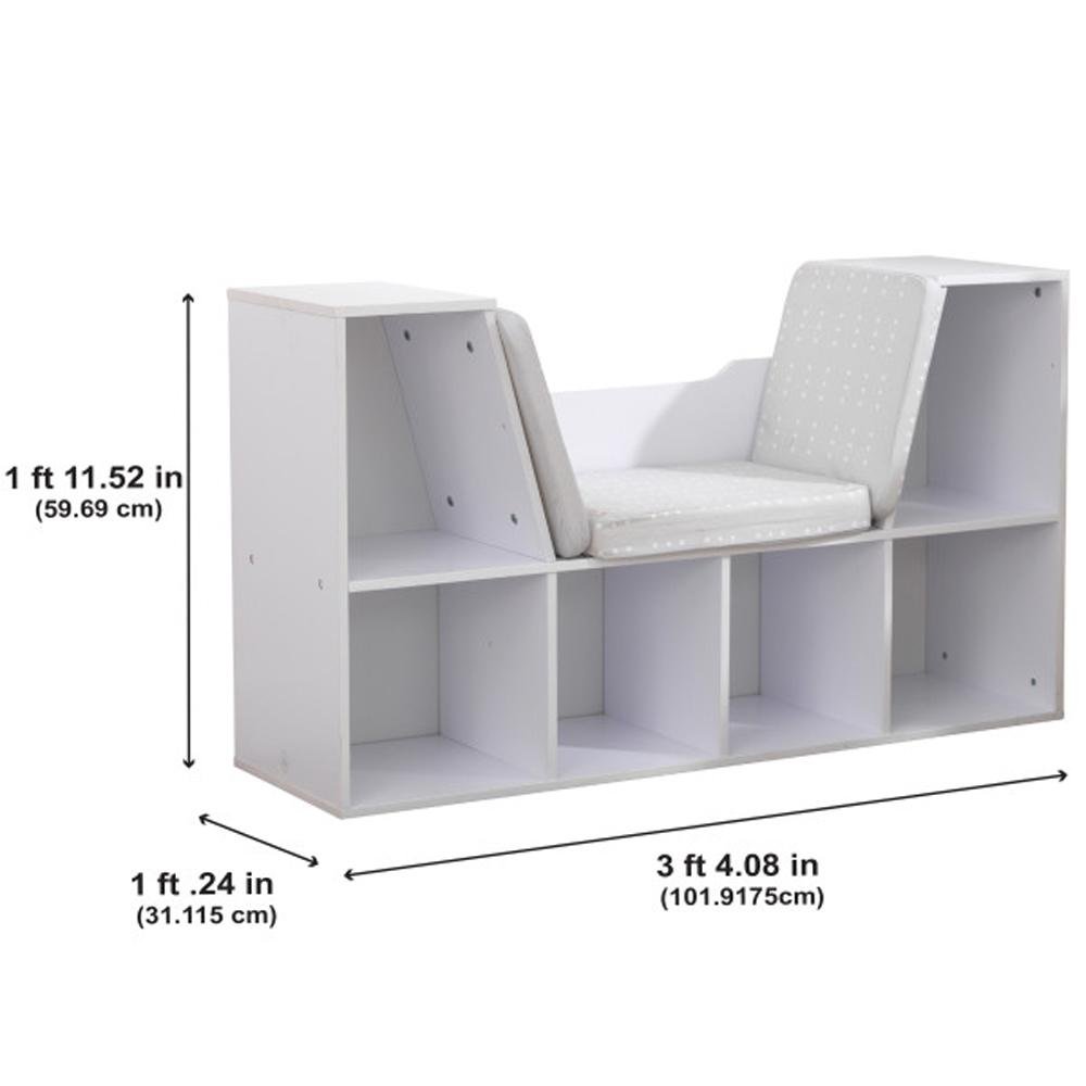 Kidkraft – Bookcase with Reading Nook – White