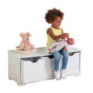 Kidkraft - Nantucket Storage Bench - White