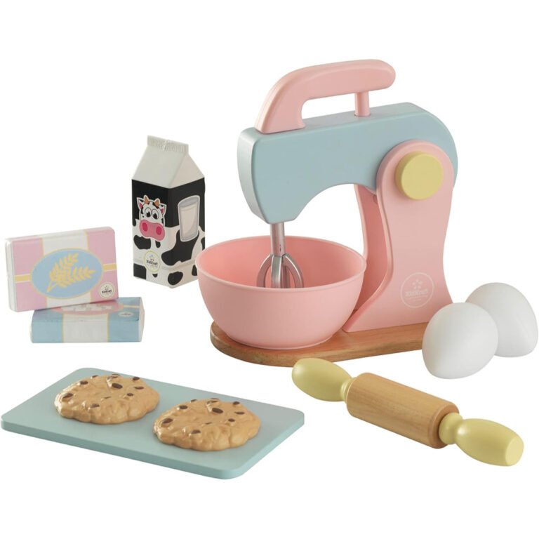 KidKraft Pastel Baking Set for Kids – Pretend Play Kitchen Accessories