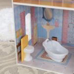 KidKraft Savannah Dollhouse – Wooden Dollhouse for 12-Inch Dolls with Furniture