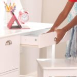 Kidkraft – Wooden Study Desk with Chair – White