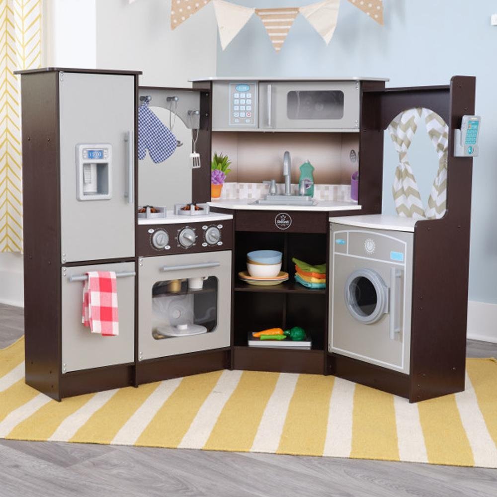 Kidkraft – Ultimate Corner Play Kitchen Espresso