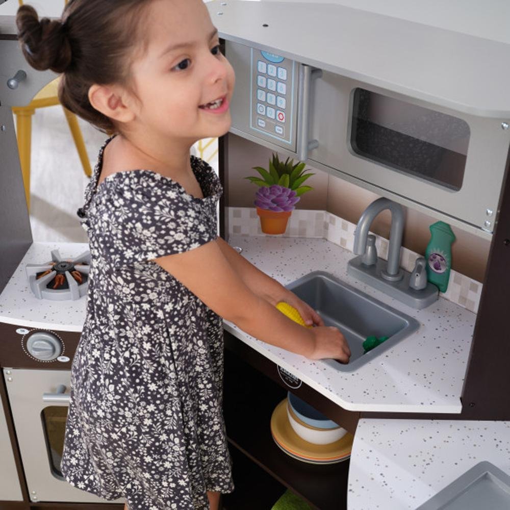 Kidkraft – Ultimate Corner Play Kitchen Espresso