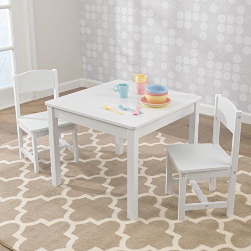 KidKraft White Aspen Kid's Table & 2 Chair Set