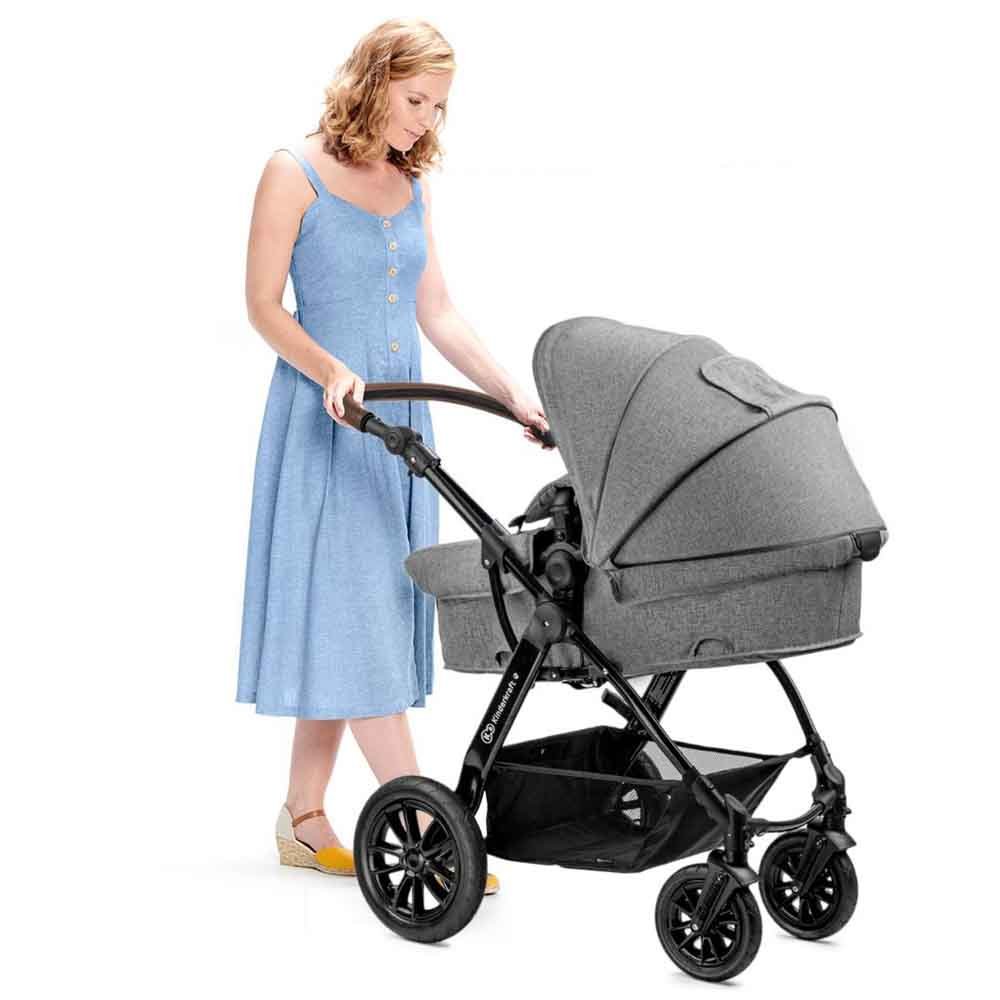 Kinderkraft – 3-in-1 Moov Multipurpose Carriage – Grey Melange