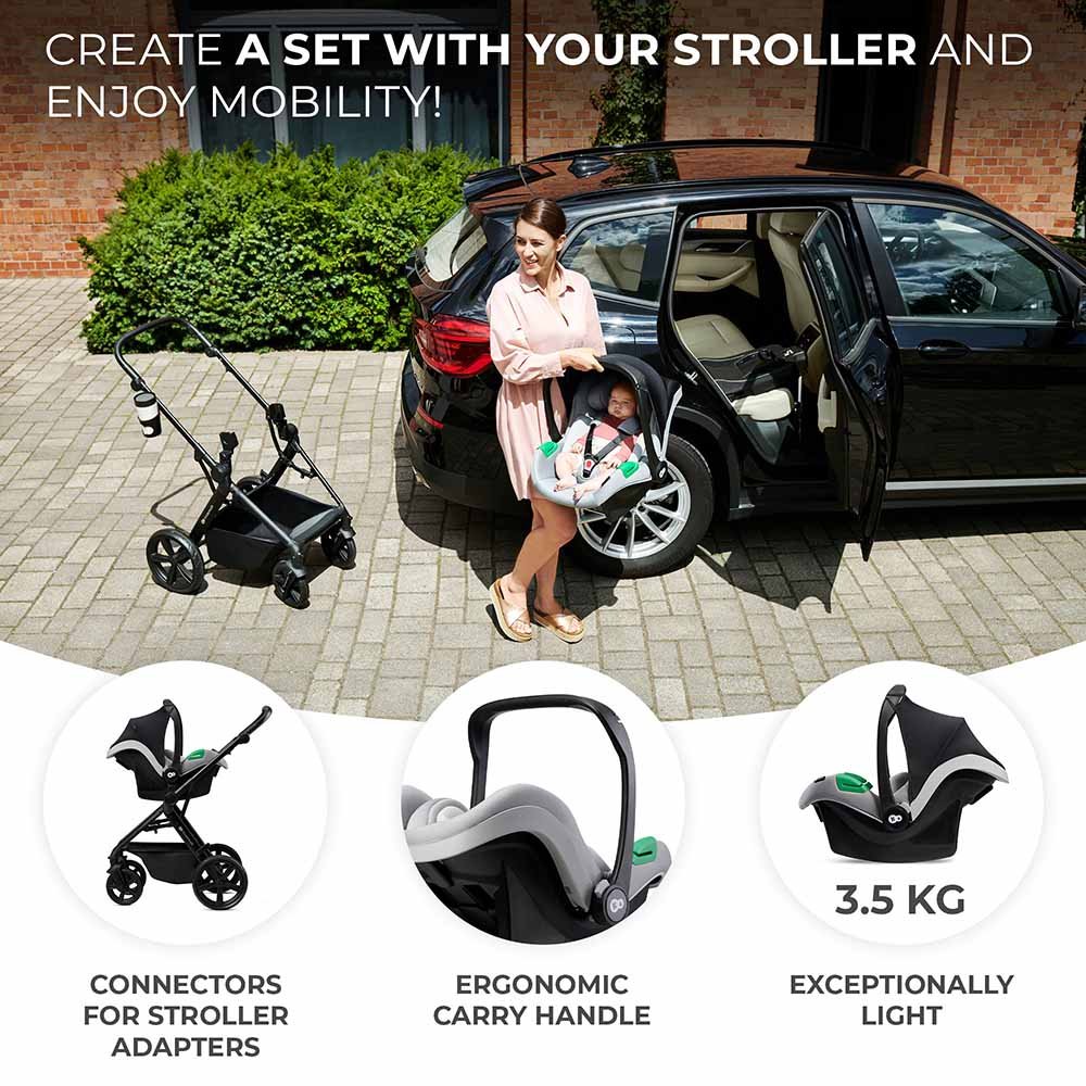 Kinderkraft – I-Size Mink Pro Car Seat – Grey