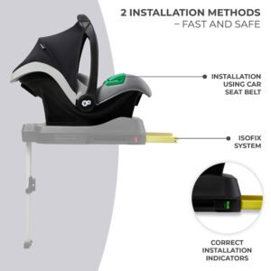 Kinderkraft - I-Size Mink Pro Car Seat - Grey