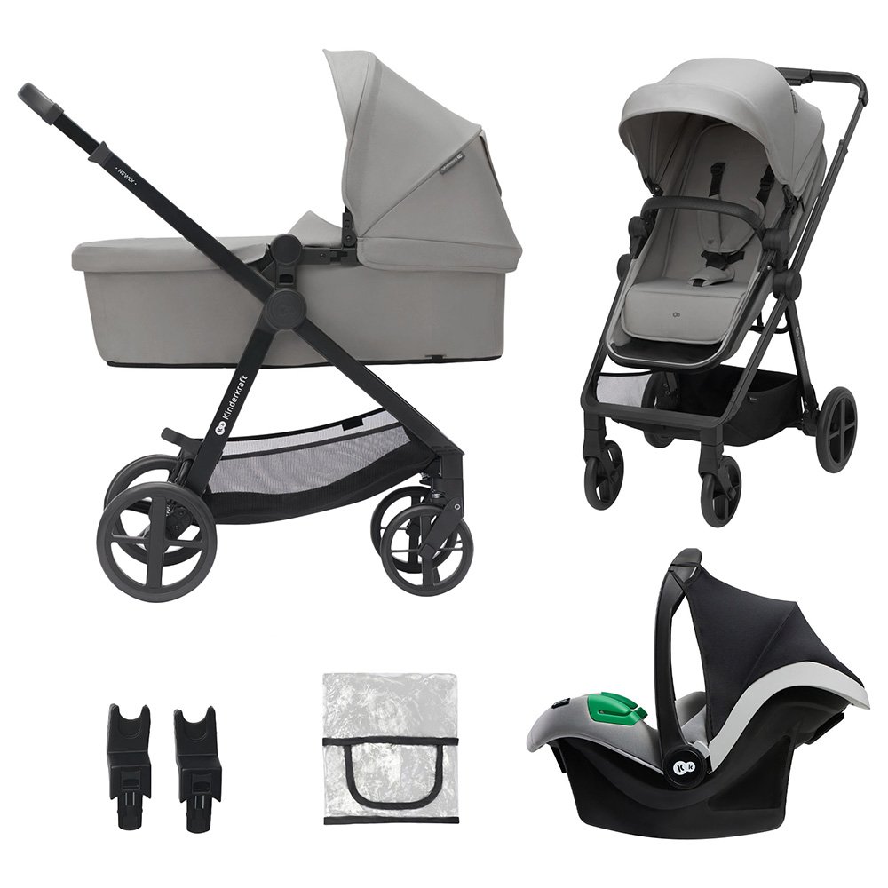 Kinderkraft – Newly Multifunctional Travel System – Moonlight Grey