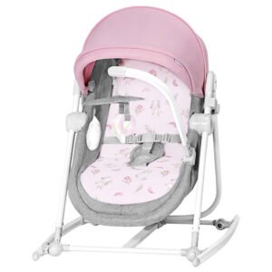 Kinderkraft – Nola 5-In-1 Bouncer – Peony Rose