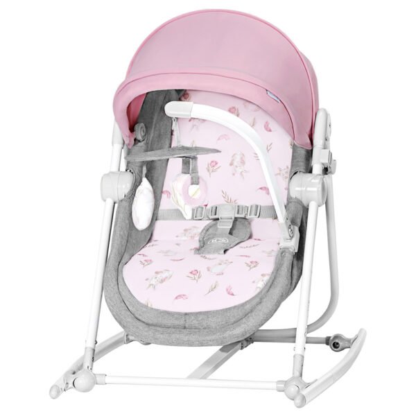 Kinderkraft – Nola 5-In-1 Bouncer – Peony Rose