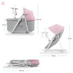 Kinderkraft – Nola 5-In-1 Bouncer – Peony Rose