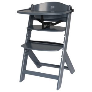 Kinderkraft – Enock Wooden High Chair – Grey