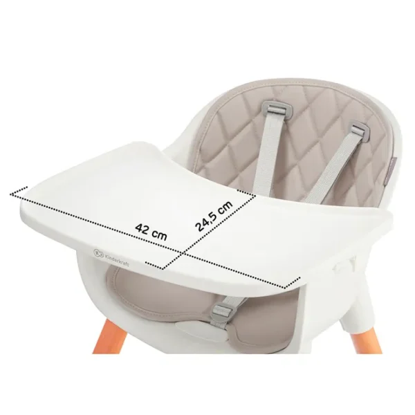 Kinderkraft – Sienna High Chair – Grey